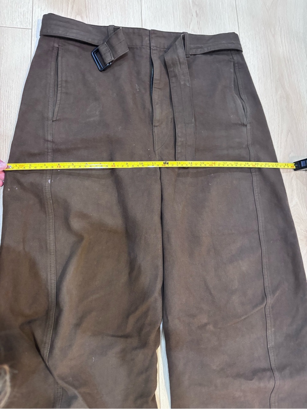 Lemaire Dark Brown Twisted Pant - Picture 9 of 11